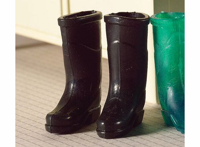 The Dolls House Emporium Pair of Black Wellies