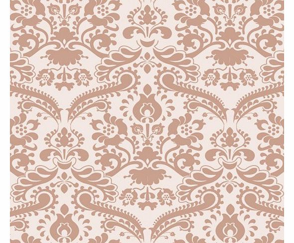 Rose Damask Wallpaper