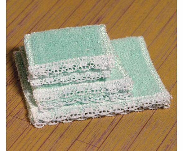Soft Green Towel Set, 4 pcs