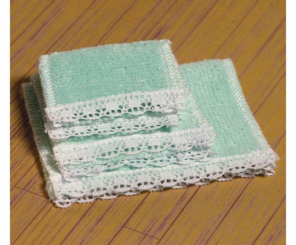 Soft Green Towel Set, 4 pcs