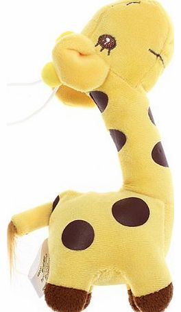 Yellow Baby Kid Children Colorful Soft Plush Dear Giraffes Animal Stuffed Doll Toy Gift