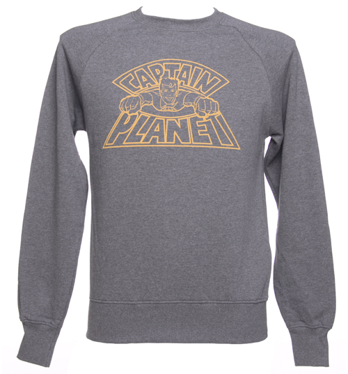 The Environmental Justice Founda Mens Captain Planet Logo Raglan Sweatshirt