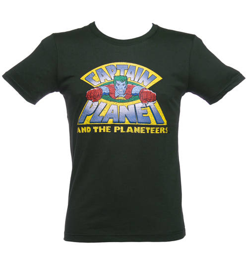 The Environmental Justice Founda Mens Captain Planet Logo T-Shirt from the