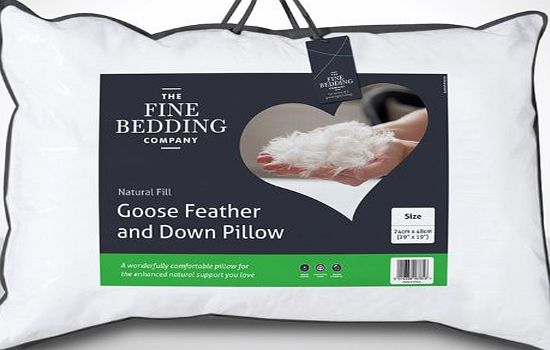 The Fine Bedding Company Goose Feather amp; Down Pillow