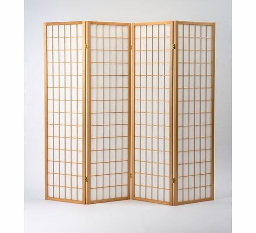 The Futon Shop Oriental Shoji Screen Room Divider in Natural