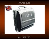 TGC Black PS3 Console Bag/Carry Case - Woven Nylon