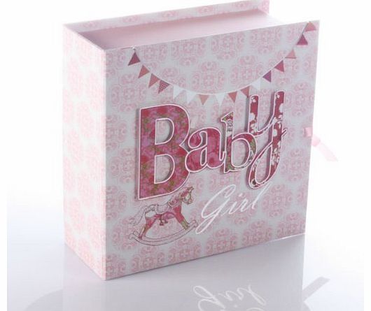 The Gift Experience Baby Girl Keepsake Box With Drawers