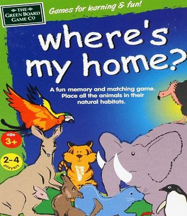 The Green Board Game Co. Wheres My Home