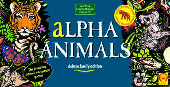The Green Board Game Company Alpha Animals Board Game