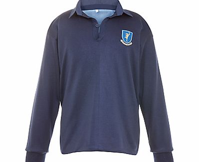 The Gregg School Unisex Rugby Shirt, Blue