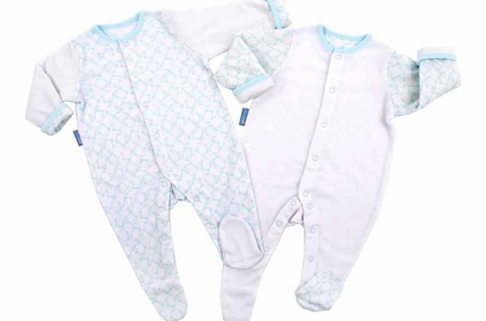 The Gro Company Grosuit Twin Pack 0 - 3 months Penguin Pop 2014