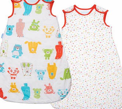 The gro company Spotty Bear Grobag 2 Pack -