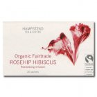 The Hampstead Tea and Coffee Co Case of 6 Organic Fairtrade Rosehip Hibiscus Tea