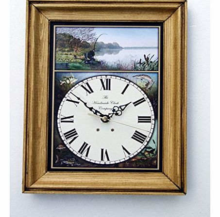 The Handmade Clock Company Coarse Fishing Clock Handmade in England