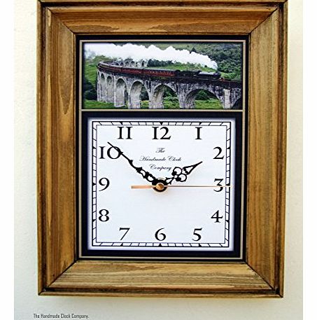Steam Train Wall Clock Handmade in England