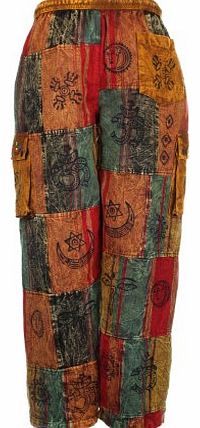 The Hippy Clothing Co. Nepalese Patchwork Trousers L