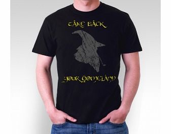 The Hobbit Gandalf Homeland Black T-Shirt Large