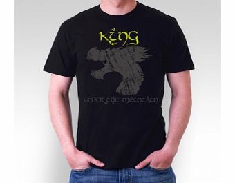Hobbit King Smaug Black T-Shirt Large ZT