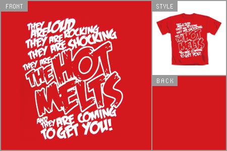 The Hot Melts (B-Movie Red) T-shirt