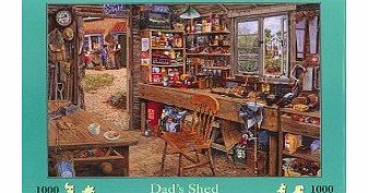 The House of Puzzles 1000 Piece Puzzle - Dads Shed
