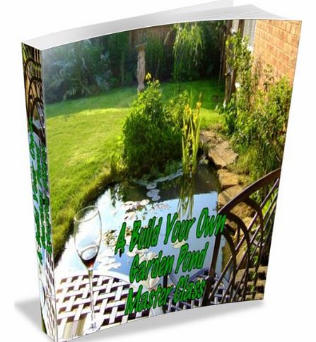 The Houseshop AN ENHANCED BOOK ON A CD - A GUIDE TO BUILD YOUR OWN GARDEN POND A MASTER CLASS