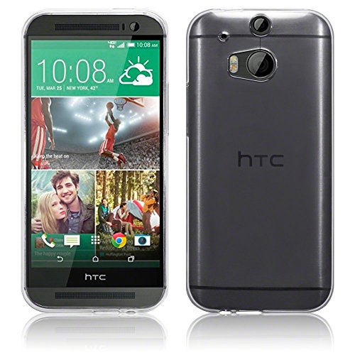 The Keep Talking Shop New HTC One M8 Gel Skin Case Cover Protective Crystal Clear TPU Case (For HTC ONE M8 2014 Mobile Pho