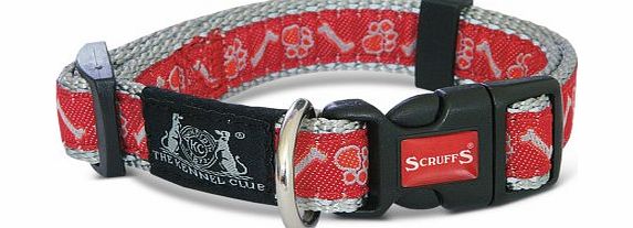 The Kennel Club Adjustable Dog Collar, 61 - 73 cm, XL, Red