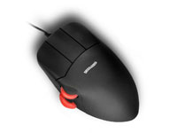 THE KEYBOARD COMPANY Posturite Contour Mouse, Black, Right Handed,