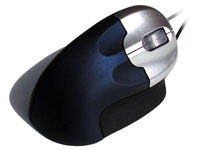 Vertical Grip Laser Mouse Metalic Blue USB