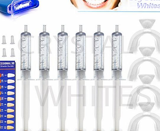 The LA Smile X6 PLATINUM TEETH WHITENING KIT WITH LED LAZER LIGHT, X4 TRAYS   FREE TEETH SHADE **EU amp; UK APPROVED - 100 SATISFACTION GUARANTEED**