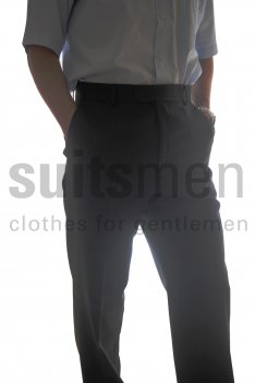 Herringbone Suit Trousers