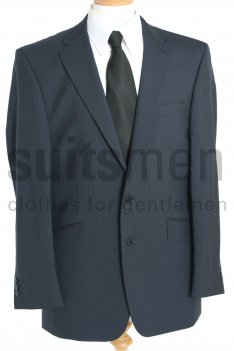 The Label Navy Blue Fine Stripe Suit