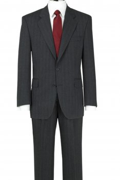 The Label Pinstripe 2 Button Suit