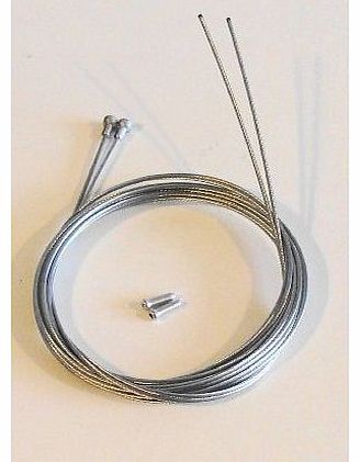 2 x Clarks Pear Ended Road Bicycle Bike Brake Cable Inner With Alloy Crimp Ends