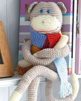 The Little Experience Knit-it Monkey Kit - make your very own cuddly