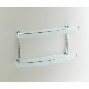 The Longmead Group Mode Wide 2 Tier Wall Shelf