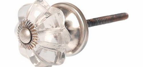 The Mango Tree Drawer Knob Vintage Glass Star
