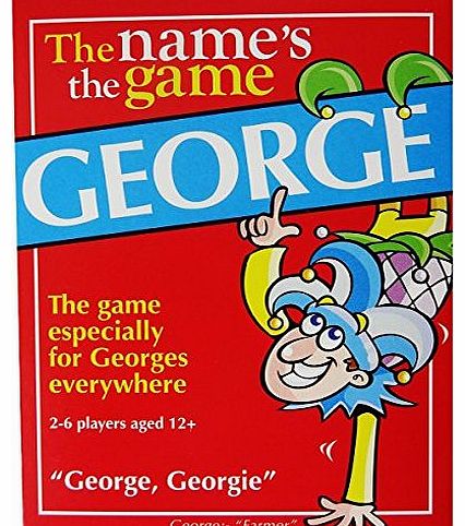 The Names The Game GEORGES GAME: Boys stocking filler for boys called George - suitable for men too! Also appropriate as a secret santa or a fun birthday gift idea for men