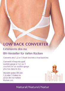 Low back converter