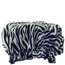 HYDREA LONDON ECO FRIENDLY SHOWER CAP - ZEBRA