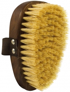 HYDREA LONDON WALNUT WOOD DRY SKIN BRUSH