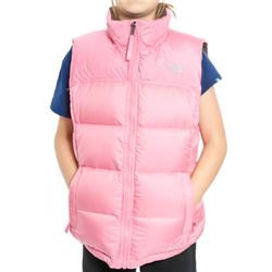 The North Face Girls Nuptse Vest Jacket - Pink