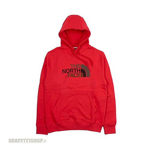 The North Face Mens Drew Peak Pullover Hoodie - TNF Red, Small