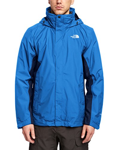 The North Face Mens Evolution II Triclimate Jacket - Snorkel Blue/Cosmic Blue, Medium