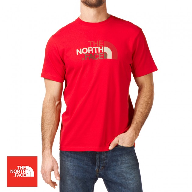 The North Face Mens The North Face Easy T-Shirt - TNF Red