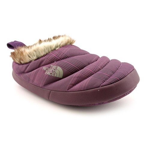 The North Face Nuptse Tent Mule Fur II Slippers - Baroque Purple/Graphite Grey