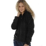 The North Face TNF Womens Mossbud Full Zip Hoodie Black 14 (L)