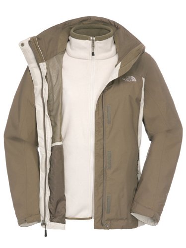 The North Face Womens Evolution 2 Triclimate Jacket - Weimaraner Brown/Moonlight Ivory