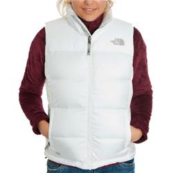 North Face Womens Nuptse Vest - White
