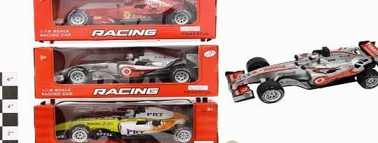 The Online Stores Formula 1 Racing Cars 24cm With Sounds (1:18) - Set of 2 Racing Cars